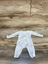 Child Of Mine Veggie Print Sleeper White sz Preemie