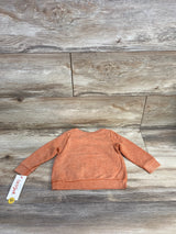 NEW Cat & Jack Sweatshirt Rust sz 6-9m