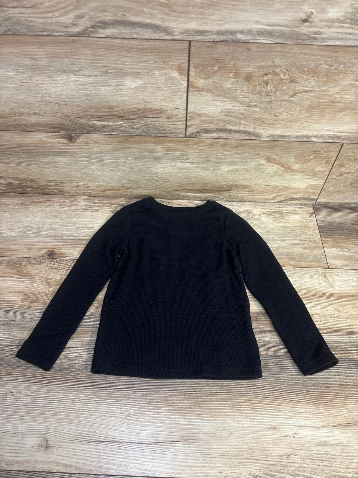 Old Navy Thermal Long Sleeve Shirt Black sz 5T