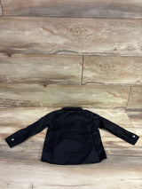 Long Sleeve Button-Up Shirt Black sz 3/4T