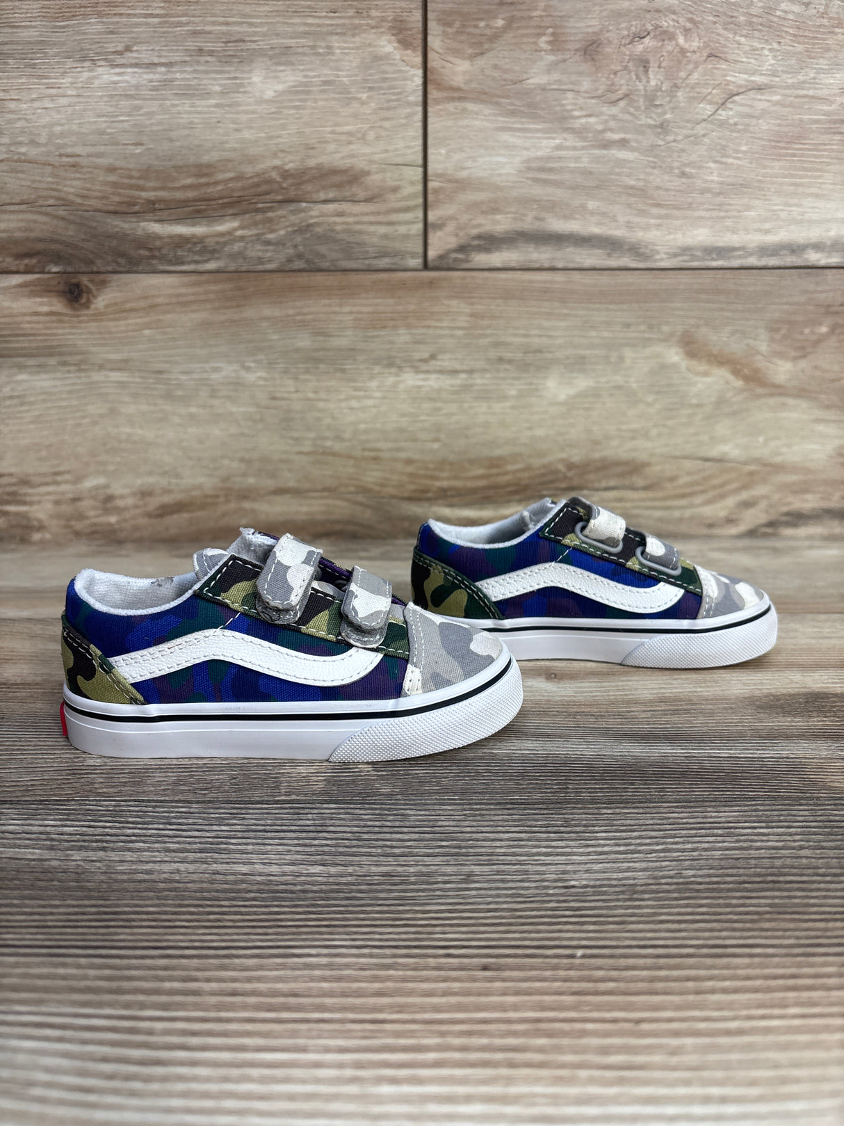 Vans Old Skool V 'Camocollage Multi' Sneakers Grey sz 7c
