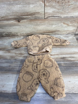 Disney Baby 2pc Sherpa Winnie The Pooh Sweatshirt Set Brown sz 0-3m