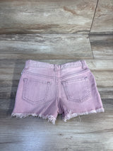 NEW Cat & Jack Denim Raw Hem Shorts Pink sz 5T