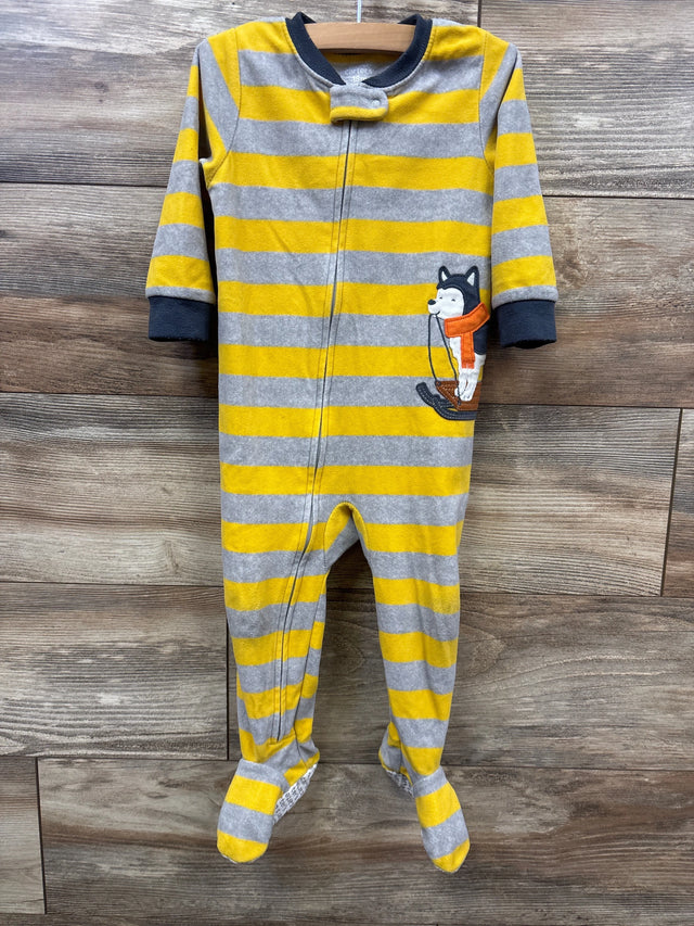 Carter's Striped Blanket Sleeper Yellow sz 18m - Me n Mommy To Be