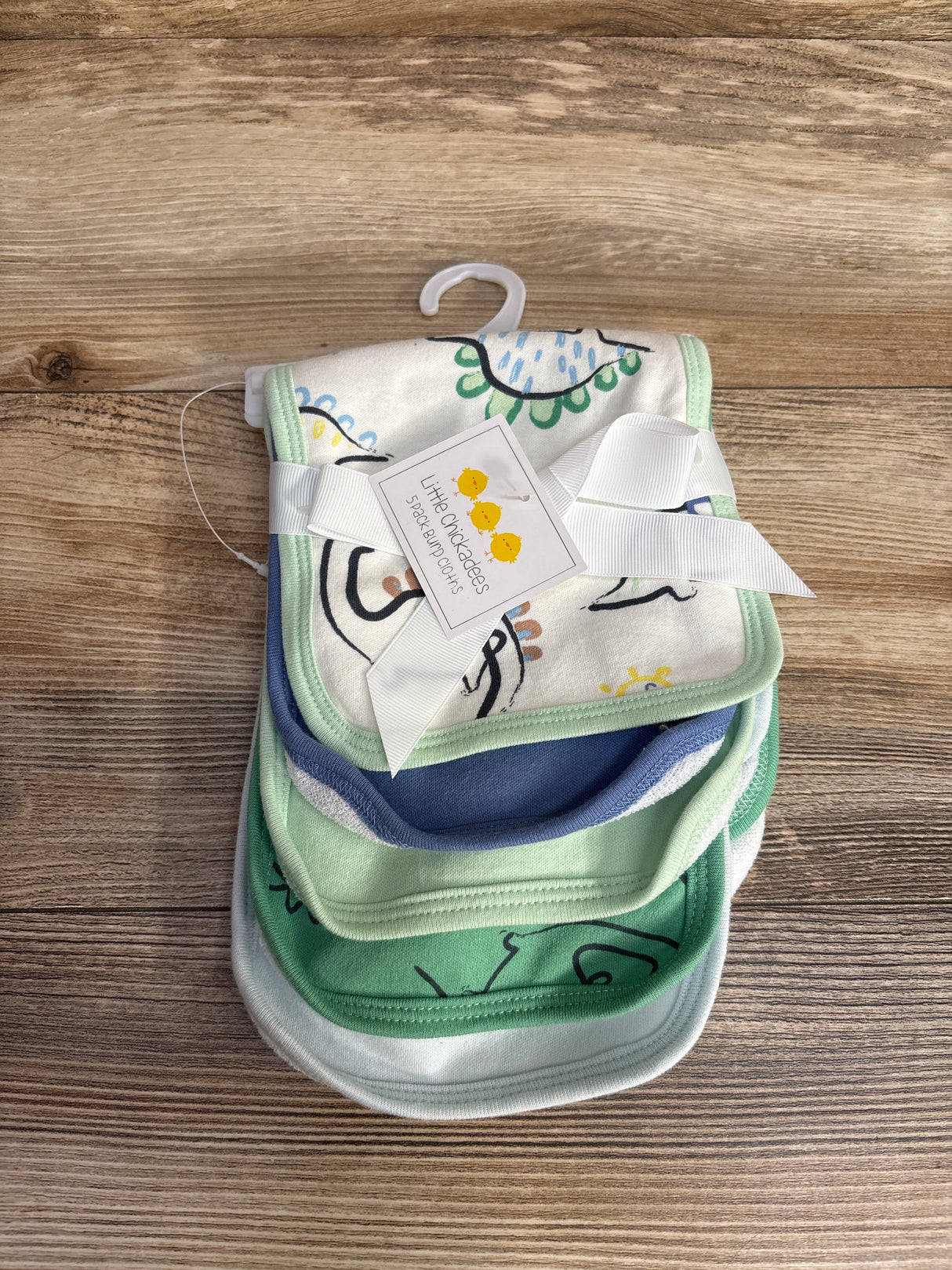 NEW Little Chikadees Burp Cloths 5pk