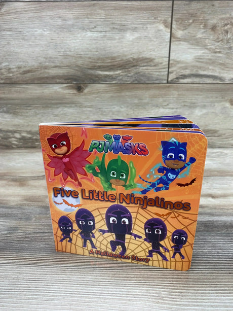 PJ Masks Five Little Ninjalinos: A Halloween Story Board book - Me n Mommy To Be