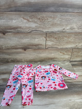 2pc Dessert Pajama Set Pink sz 9-12m