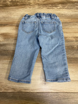 Cat & Jack Paperbag Waist Jeans Blue sz 18m