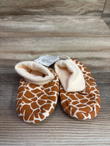 NEW Old Navy Giraffe Print Booties Beige sz 4/5c (18-24m)