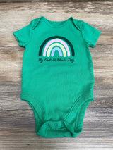 Old Navy My First St. Patrick's Day Onesie Green sz 3-6m