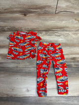 Hot Wheels 2pc Race Car Pajama Set Red sz 2T