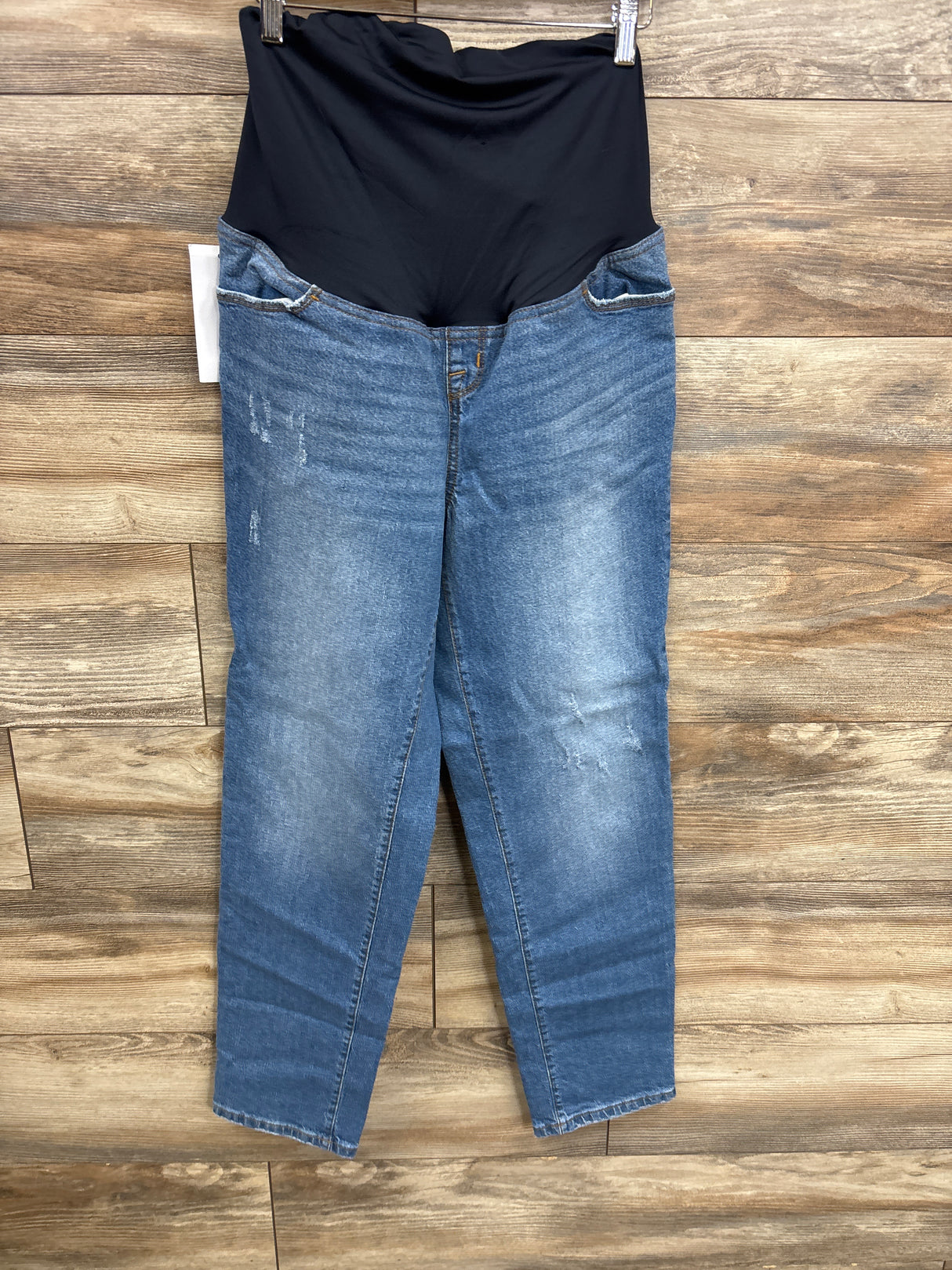 NEW Isabel Maternity High Rise Straight Leg Jeans Blue sz 6/Small