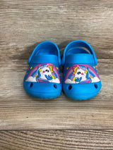 Girls' Unicorn Clogs Blue Sz 4c