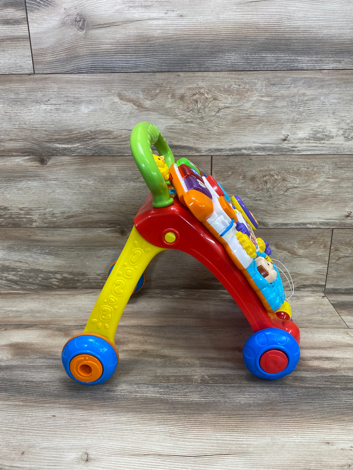 VTech Sit To Stand Stroll and Discover Activity Walker Green