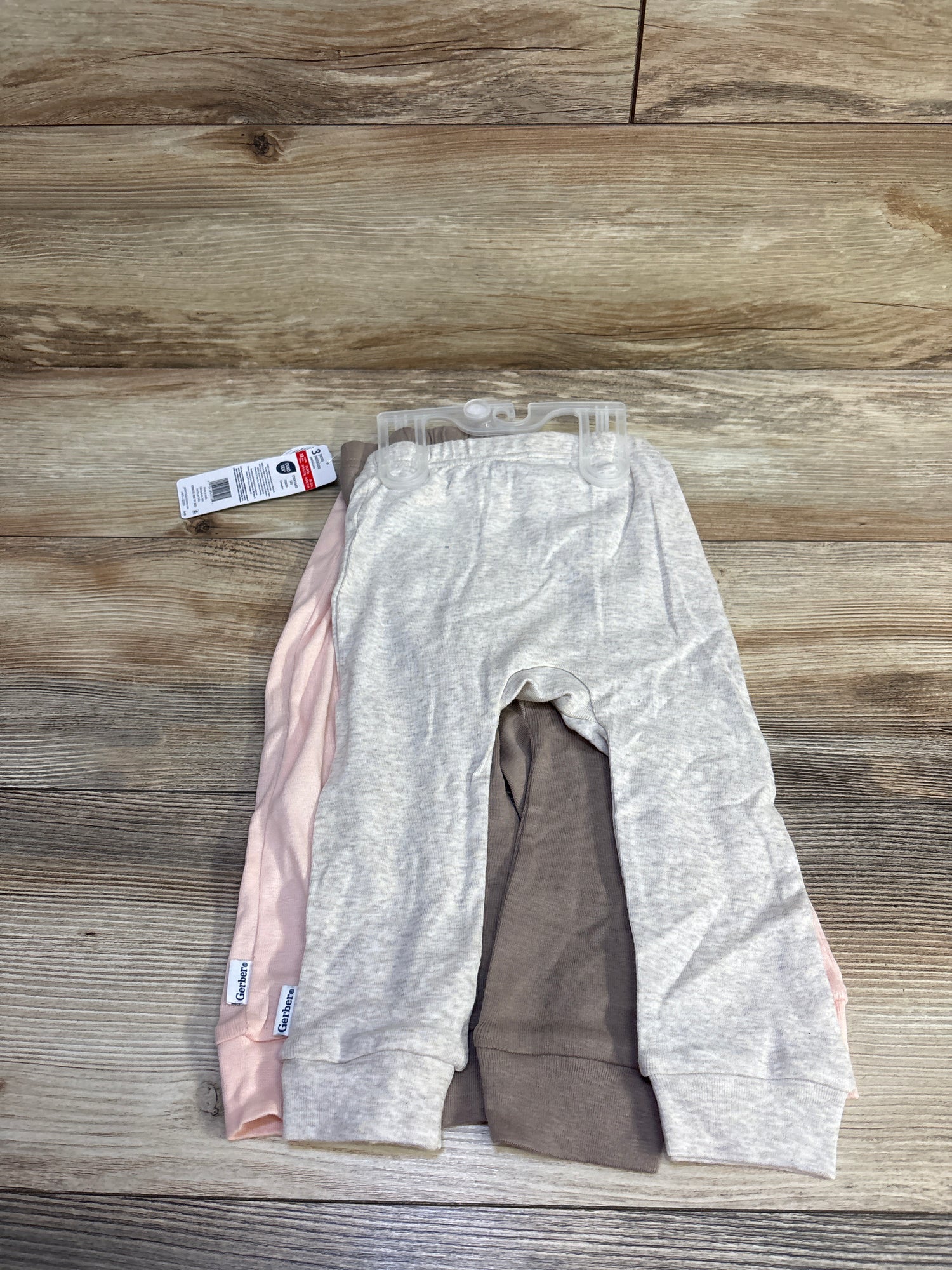 NEW Gerber Baby 3pk Jogger Pants Pinksz 18 months