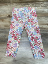 H&M Floral Leggings White sz 2T