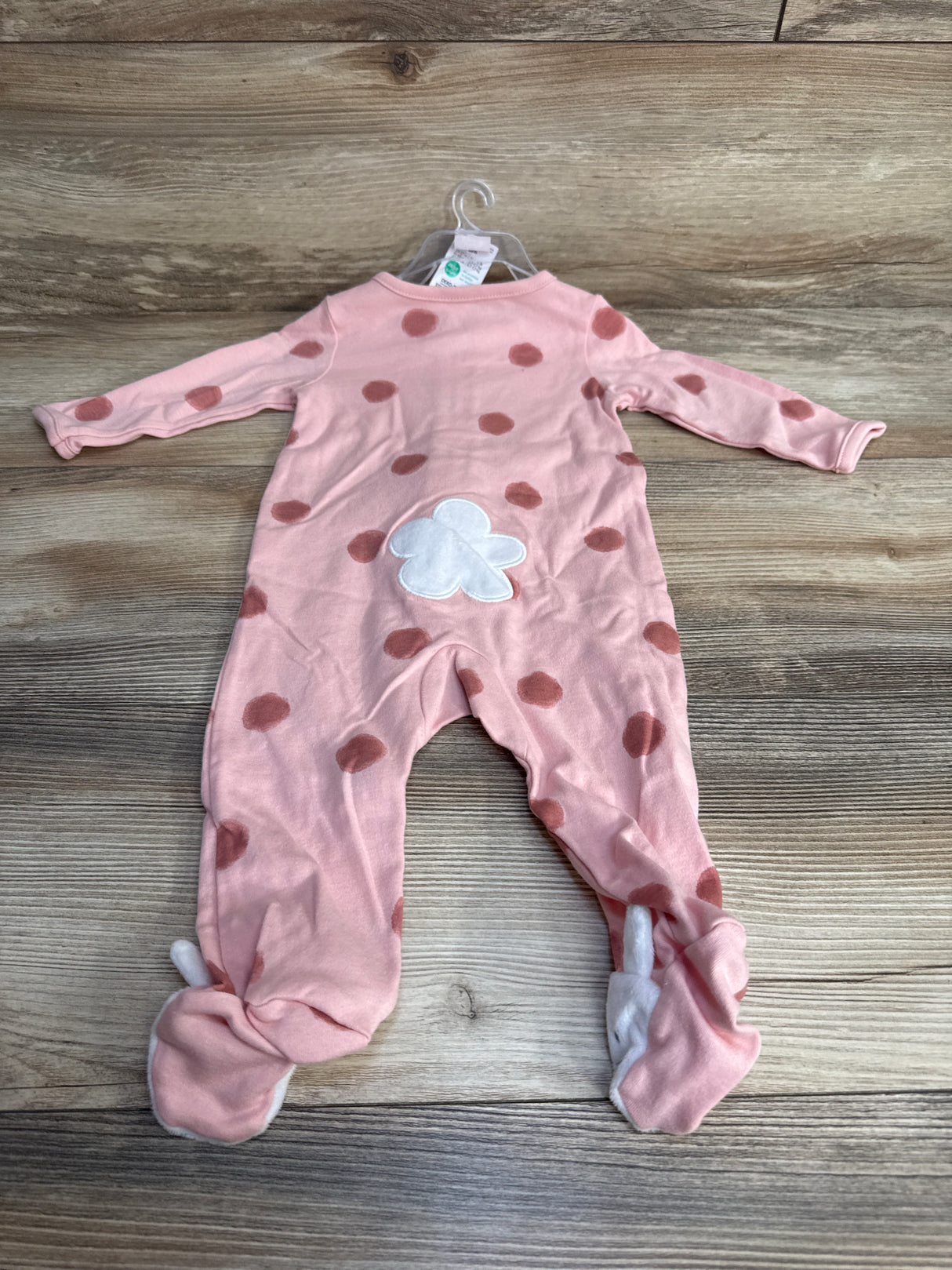 NEW Just One You Polka Dot Sleeper Pink sz 6m