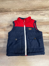 Lee Puffer Vest Red/Navy sz 6-9m