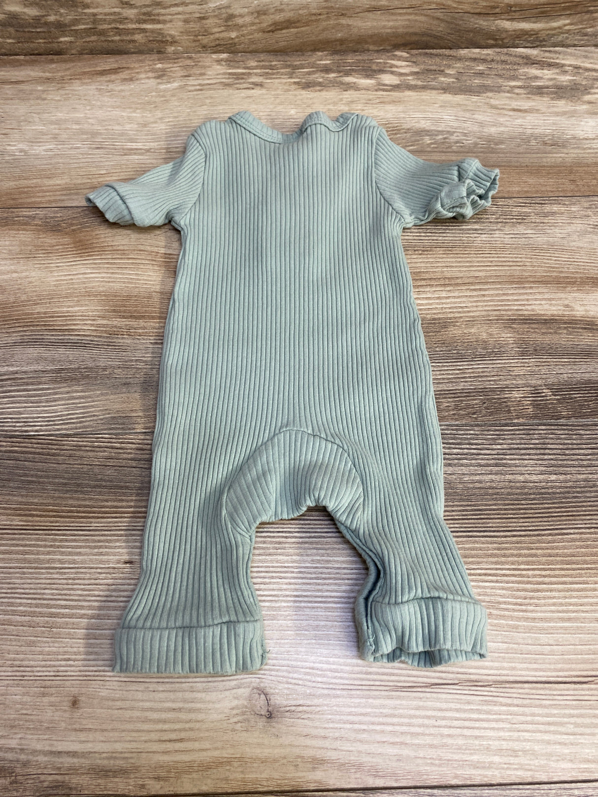 Ribbed Henley Romper Green sz 3m