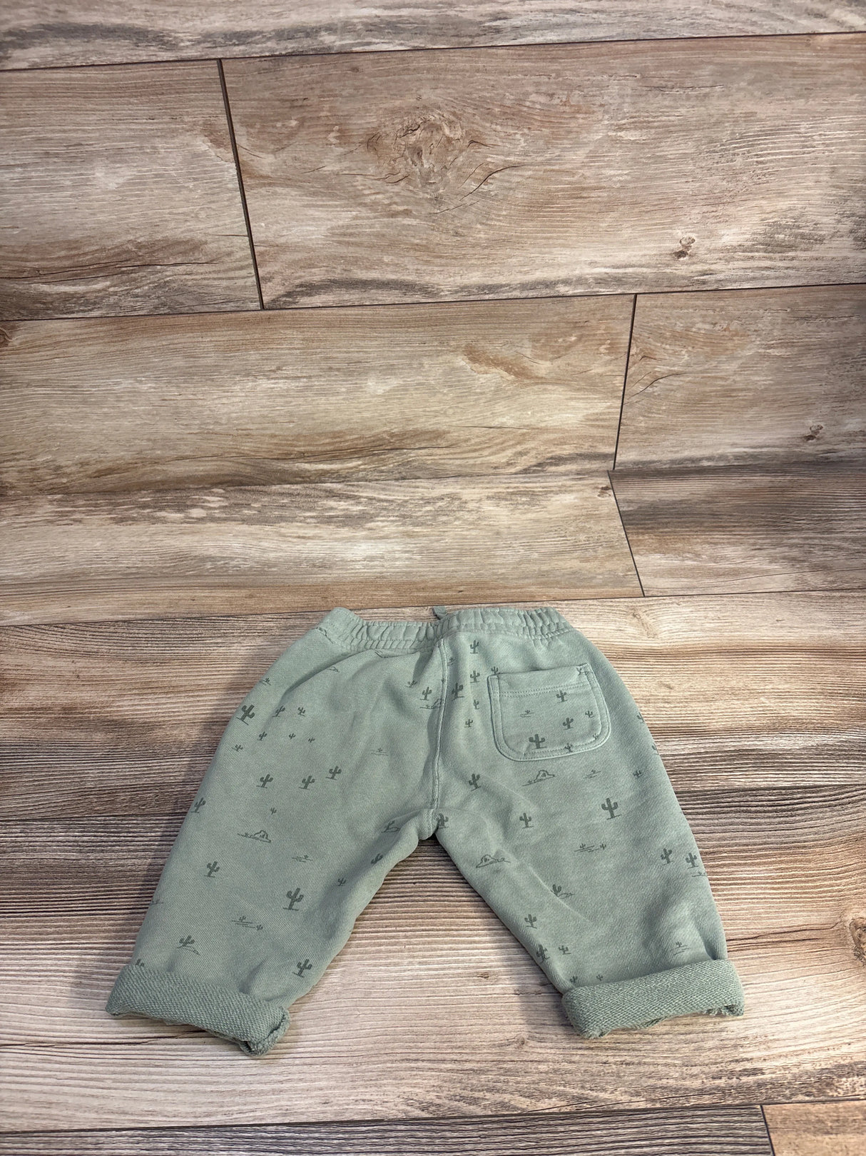 Mango Cactus Print Joggers Green sz 9-12m