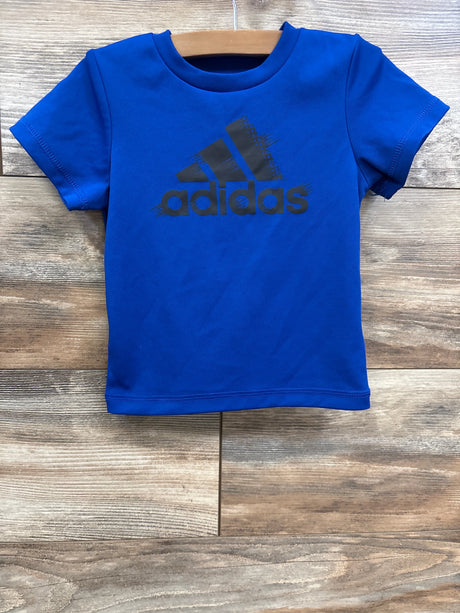 Adidas Logo Shirt Blue sz 9m - Me n Mommy To Be