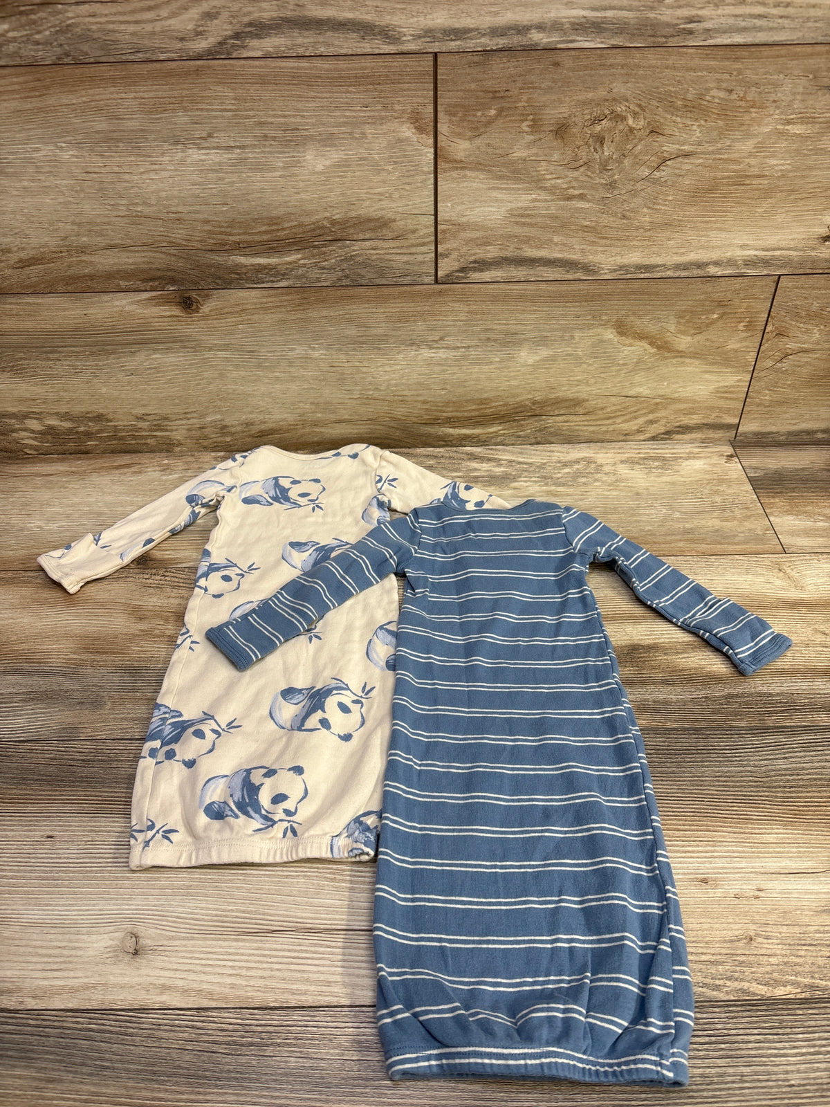 Carter's Panda Print Sleep Gown Ivory sz Newborn