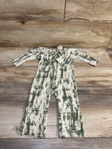 The Woods by Kate Quinn Beechwood Modal Ruffle Coverall Ivory sz 6-12m