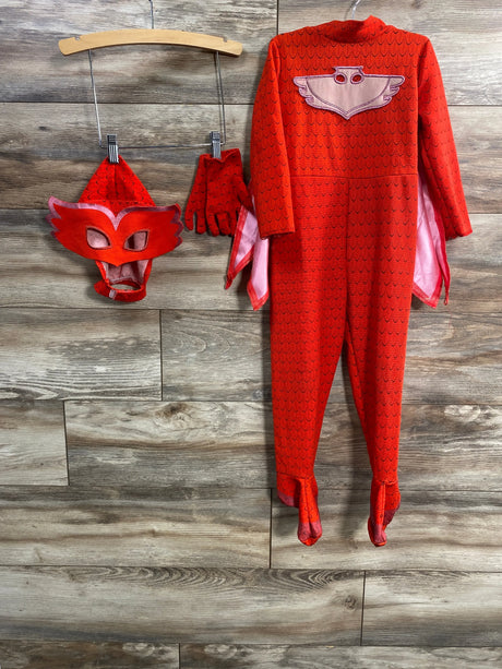 Spirit Halloween PJ Masks Owlette Costume Set Red sz 2-4T - Me n Mommy To Be