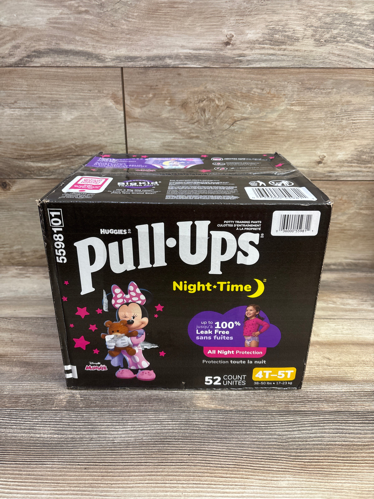 NEW Huggies Pull-Ups Night Time Potty Training Pants Size 4-5T 52ct