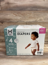 NEW Member's Mark Premium Diapers Size 4, 198ct