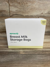 NEW Sprucely Breast Milk Storage Bags 8oz 300ct.