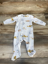 Carter's Vehicle Print Sleeper White sz 6m