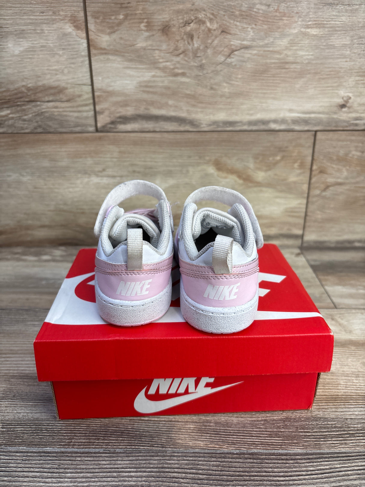 Nike Court Borough Low Recraft TD 'Black/Rose Mousse' sz 9c