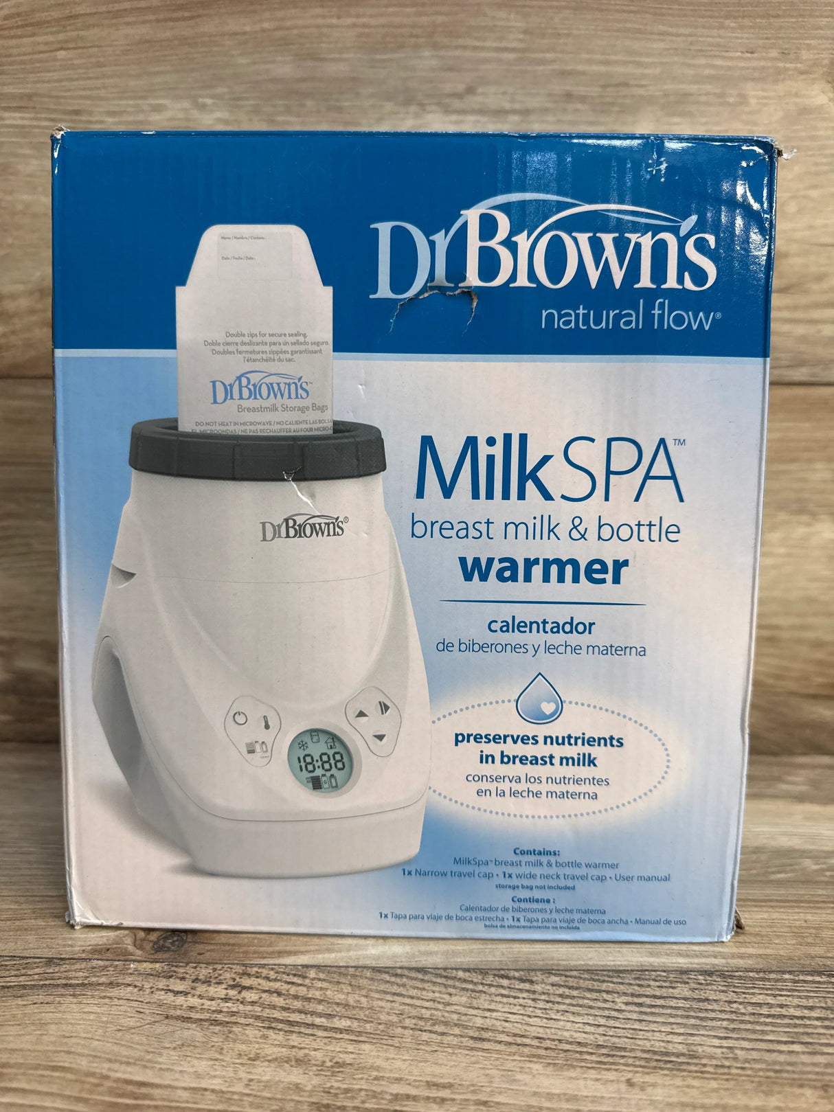 NEW Dr. Brown's Natural Flow Milk Spa Breast Milk & Bottle Warmer - Me n Mommy To Be