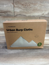 NEW KeaBabies Urban 5pk Burp Cloths
