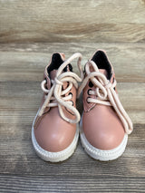 Lace-Up Sweater Ankle Boots Pink sz 6/7c