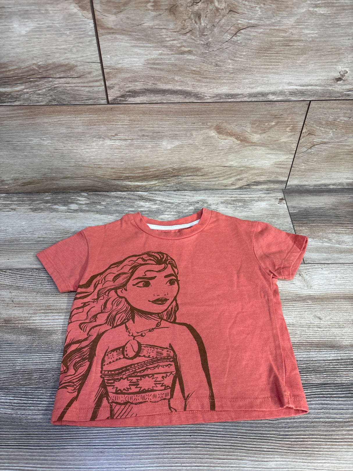 Disney Princess Moana Shirt Orange sz 3T