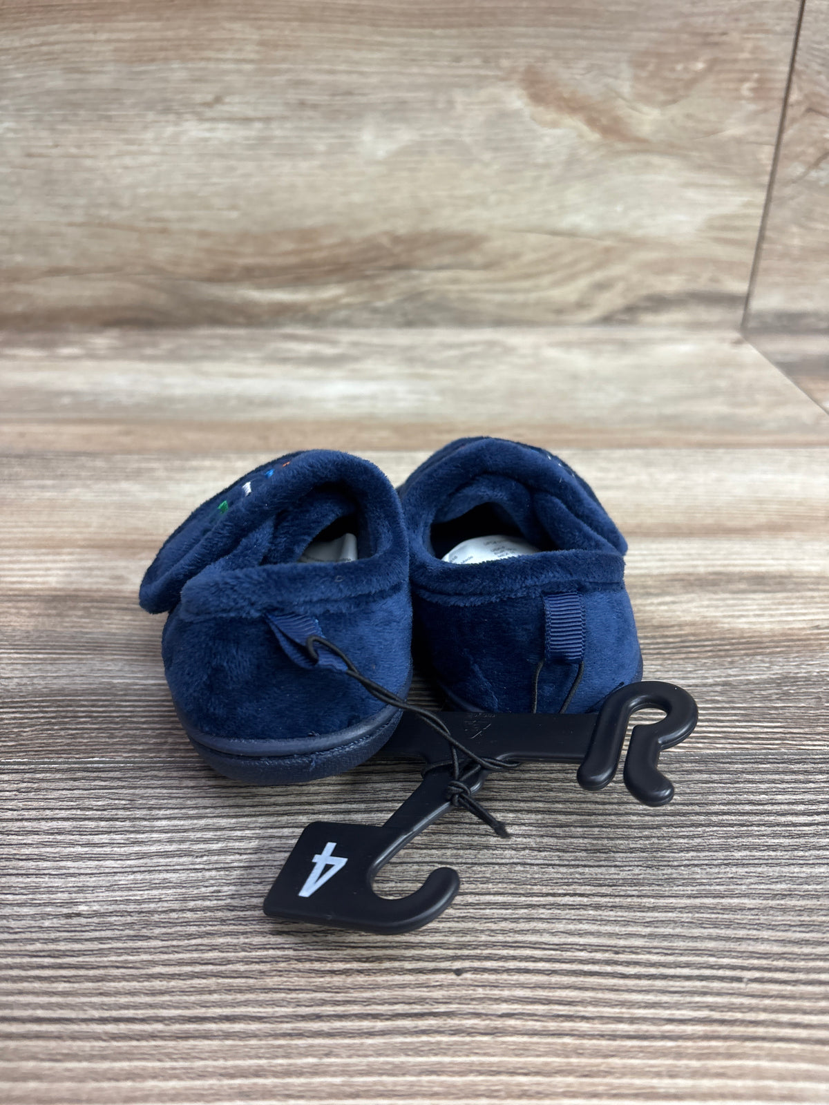 NEW Wonder Nation Moo Nite Slippers Navy sz 4c