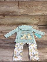 NEW Disney Baby 3pc The Lion King Kimono Set Green sz 6/9m