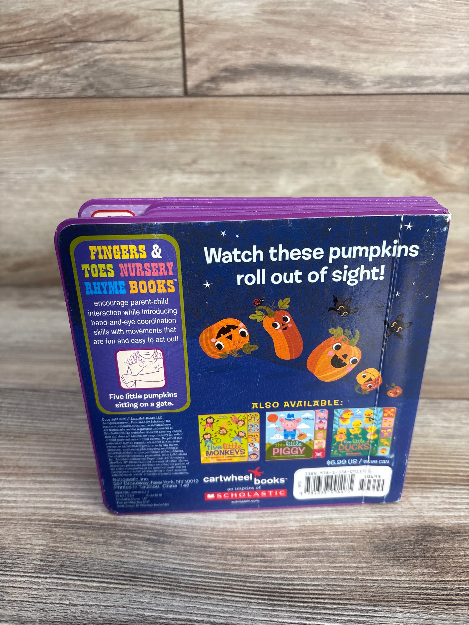 Five Little Pumpkins: A Fingers & Toes Nursery Rhyme Board Book