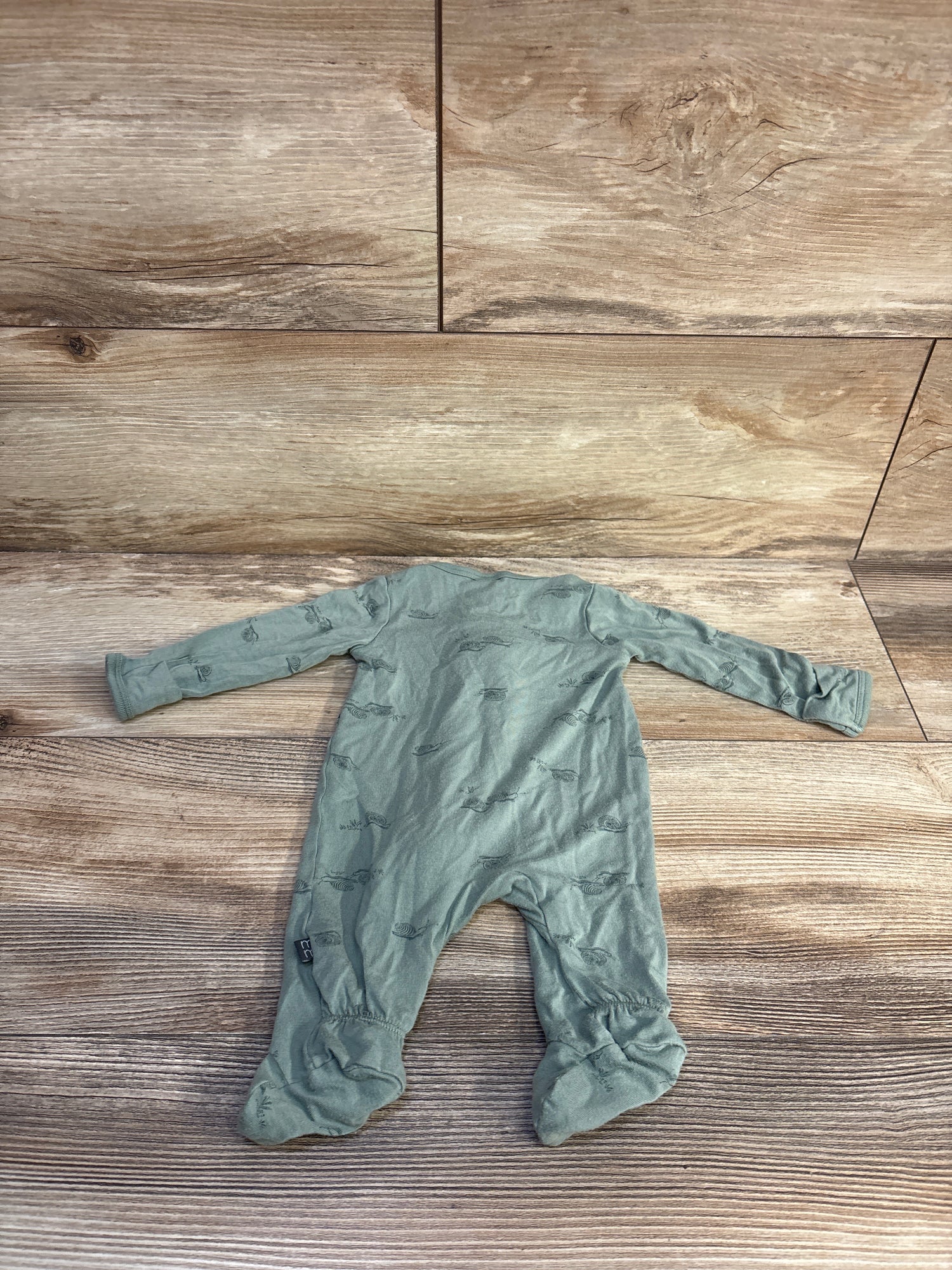 Modern Moments Snail Viscose Sleeper Green sz Newborn