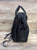Good Mum Diaper Bag Backpack w/ Changing Station & Sunshade Black