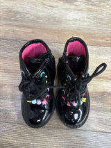 Children's Place Beaded Lace Up Boot Black sz 5c