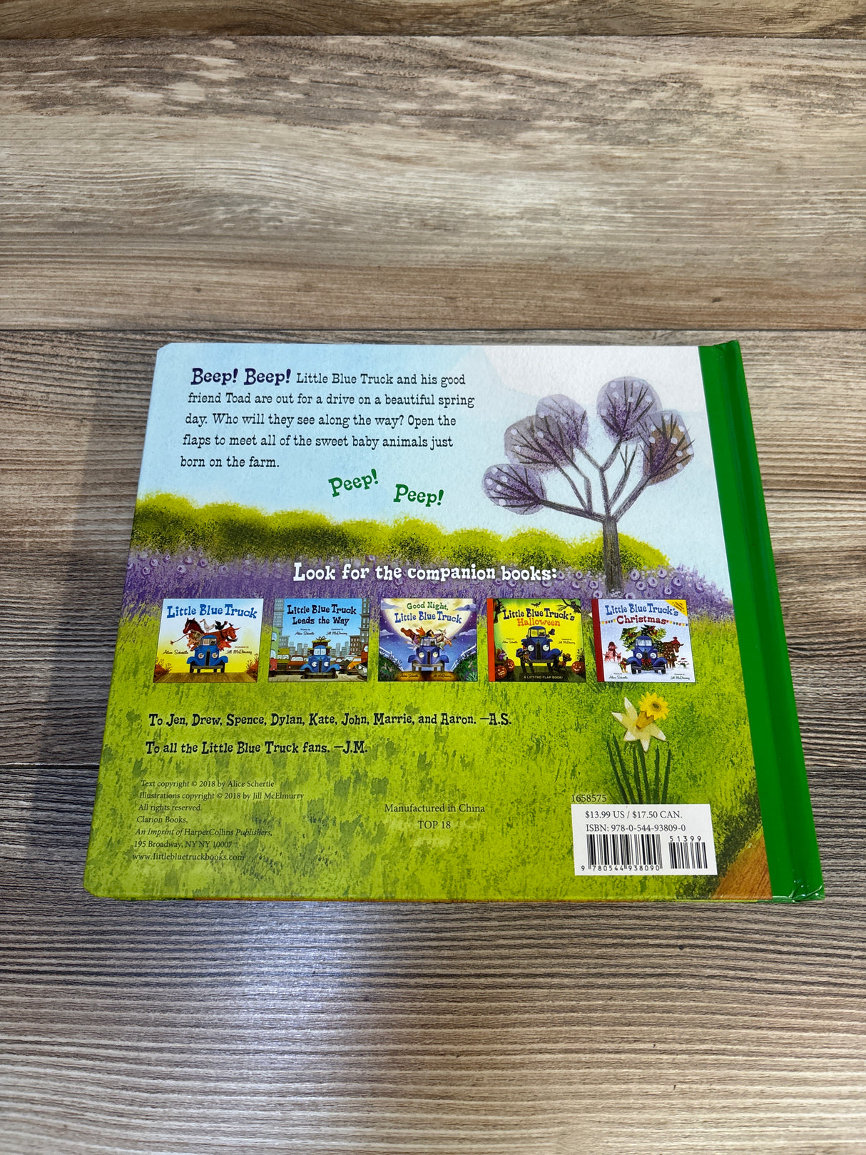 Little Blue Truck's Springtime Board Book