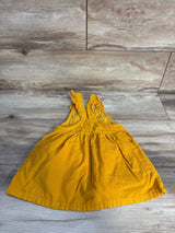 Cat & Jack Cord Gingham Dress Yellow sz 18m