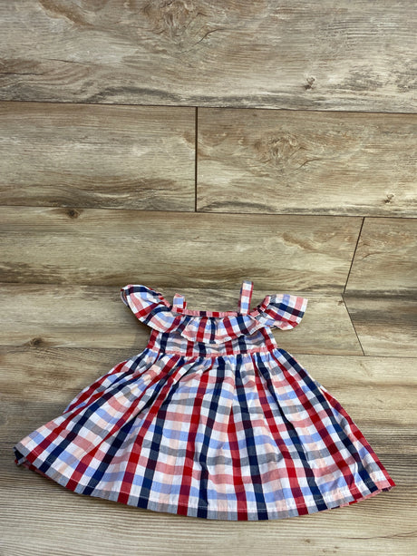 Member's Mark Plaid Woven Dress Red sz 18m - Me n Mommy To Be