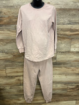 Gap Maternity Dusty Pink Sweatshirt & Jogger Set sz Medium