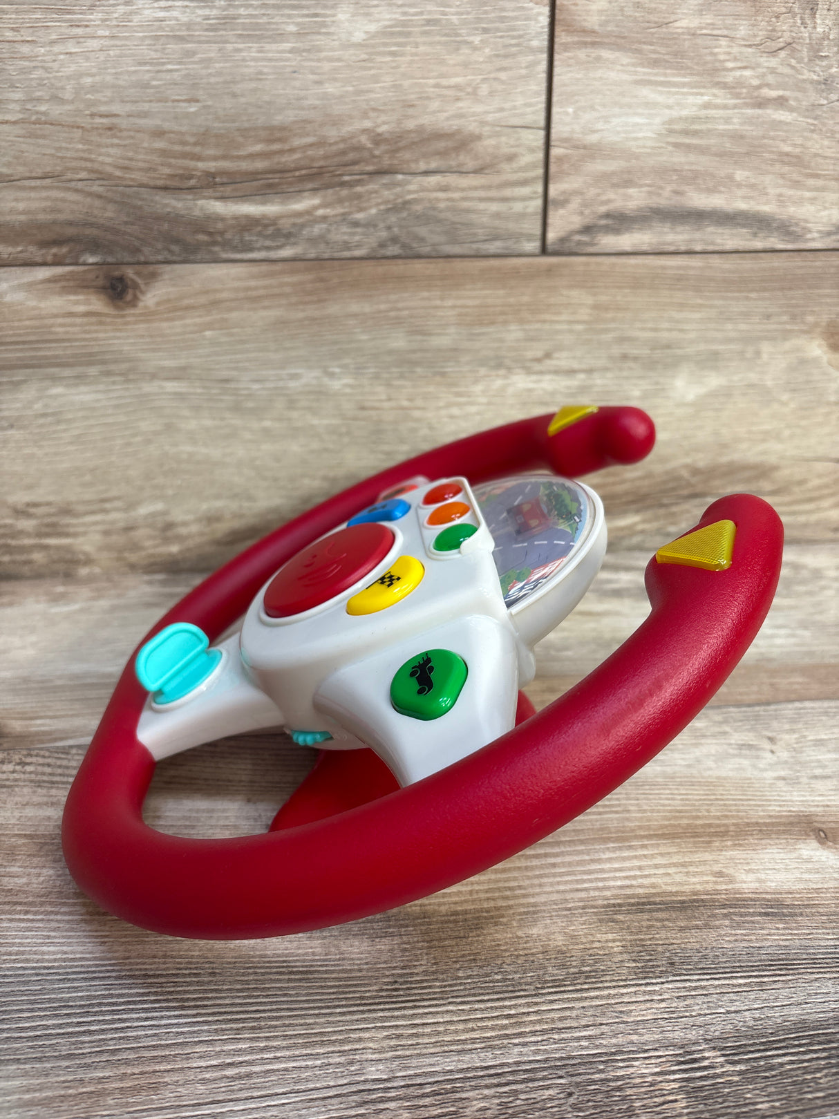 Battat Interactive Steering Wheel, Red