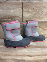 NEW Cat & Jack Lenny Winter Snow Boots Grey sz 11c