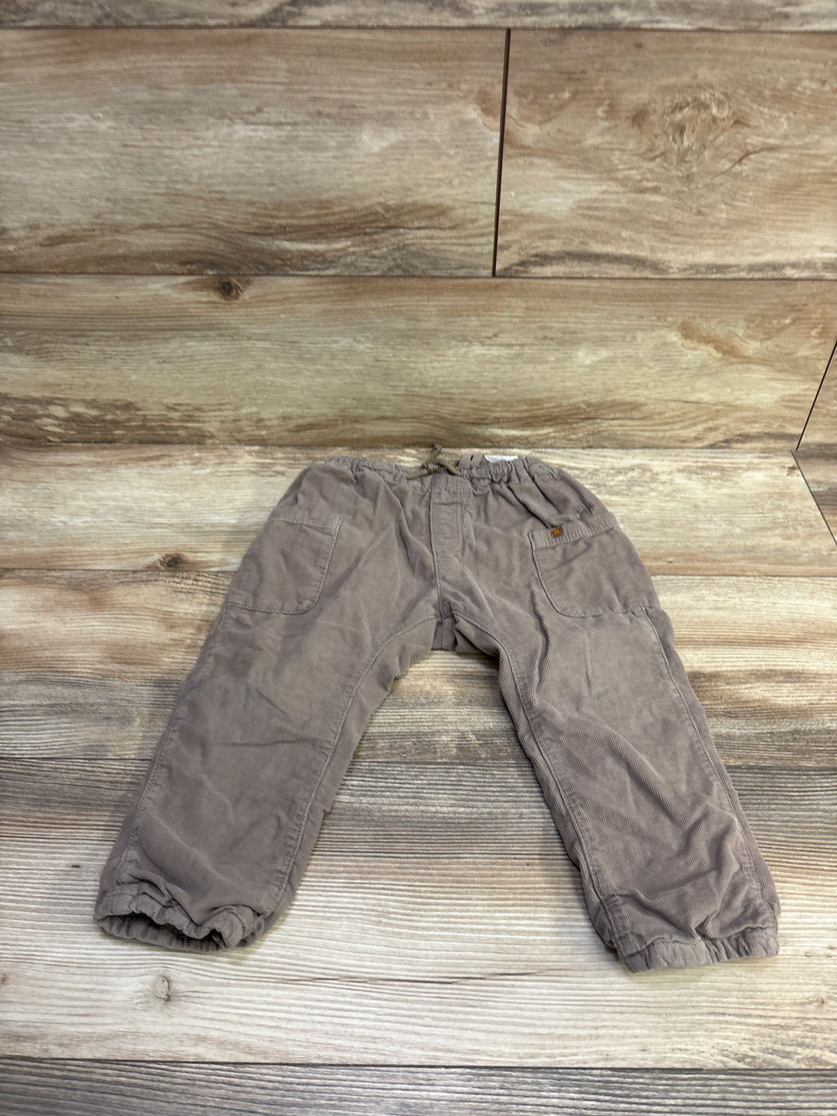 H&M Lined Corduroy Pants Brown sz 3T
